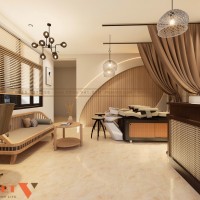 Thiết kế gội đầu dưỡng sinh 35m² tại Kim Bảng – Hà Nam